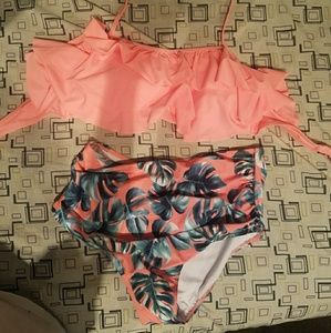High-Waisted 2 Piece Bikini